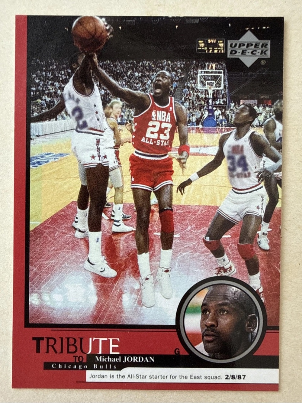 Michael Jordan 1999 Upper Deck Chicago Bulls NBA Basketball Card